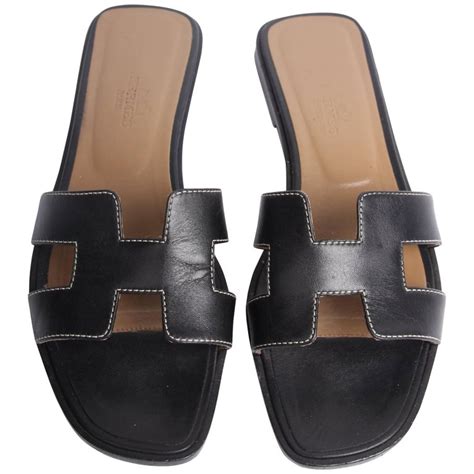 black hermes sandals|authentic hermes sandals.